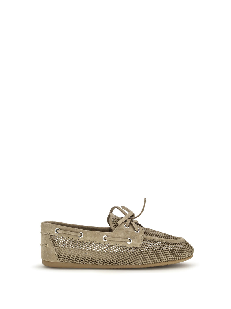 Miu Miu Miu Miu Mocasines de Malla Deserto - World Class Fashion