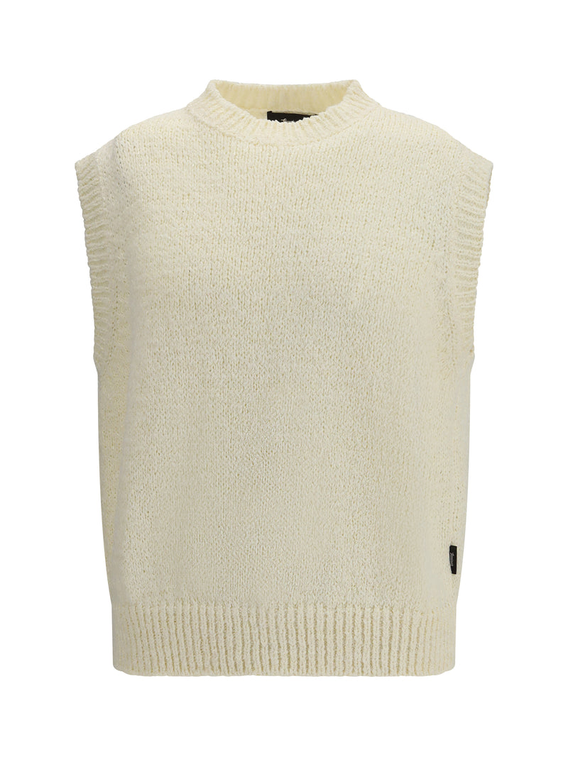 Laminar Chaleco de algodón Laminar Bianco para hombre - World Class Fashion