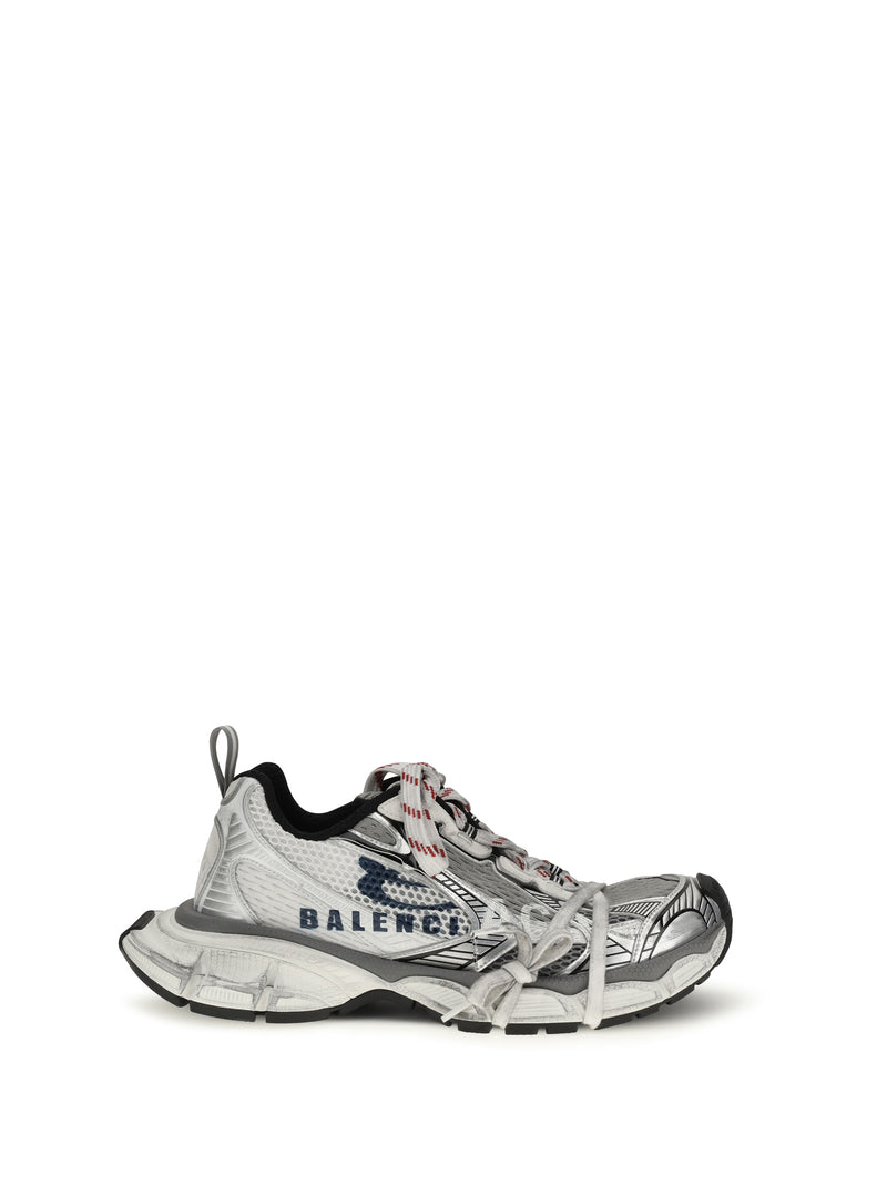 Balenciaga Zapatillas Balenciaga 3XL Split Logo Blanco/Azul Marino/Gris - World Class Fashion
