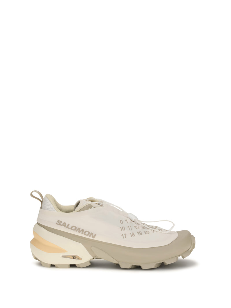 Mm6 Mm6 x Salomon Sneakers Vanilla Ice/Eucalyptus/Transparent Yellow - World Class Fashion