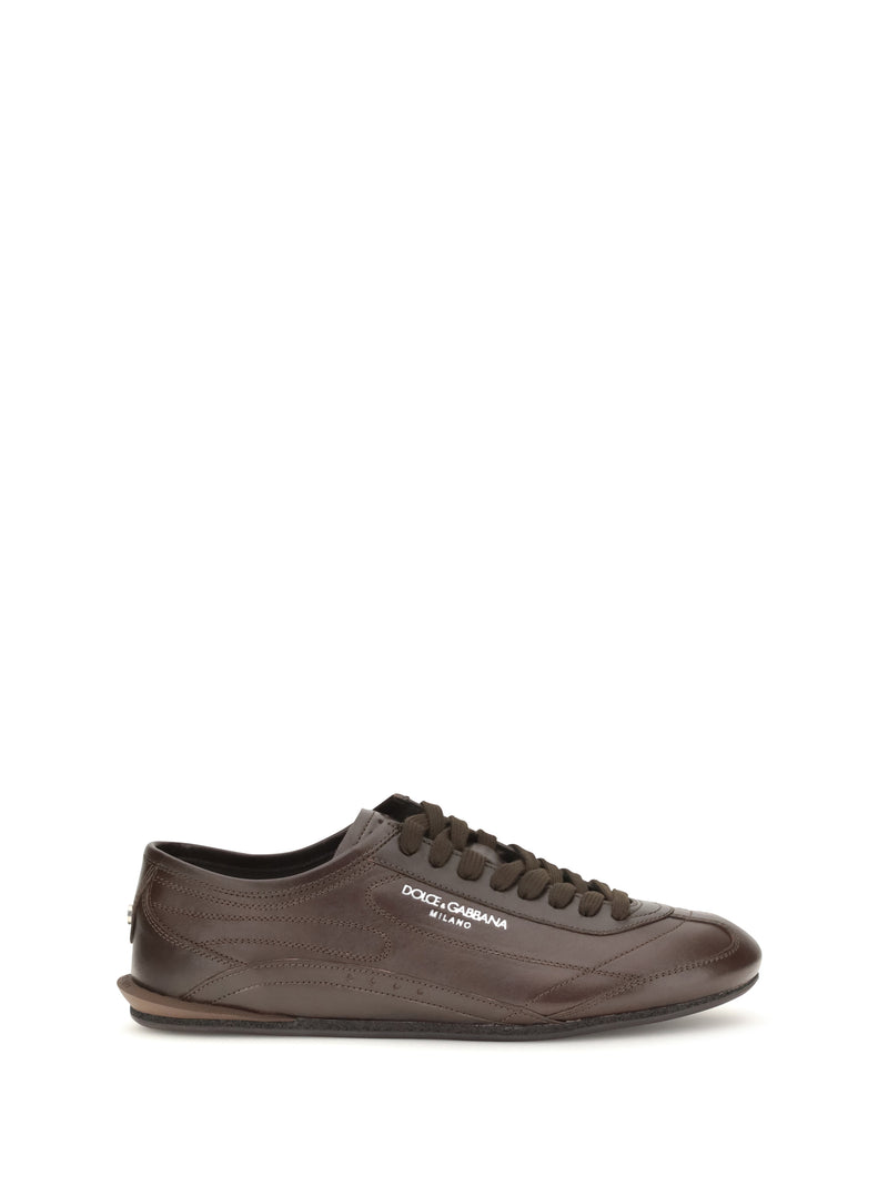 Dolce & Gabbana Dolce & Gabbana Lipari Low-top Sneakers Dark Chocolate - World Class Fashion