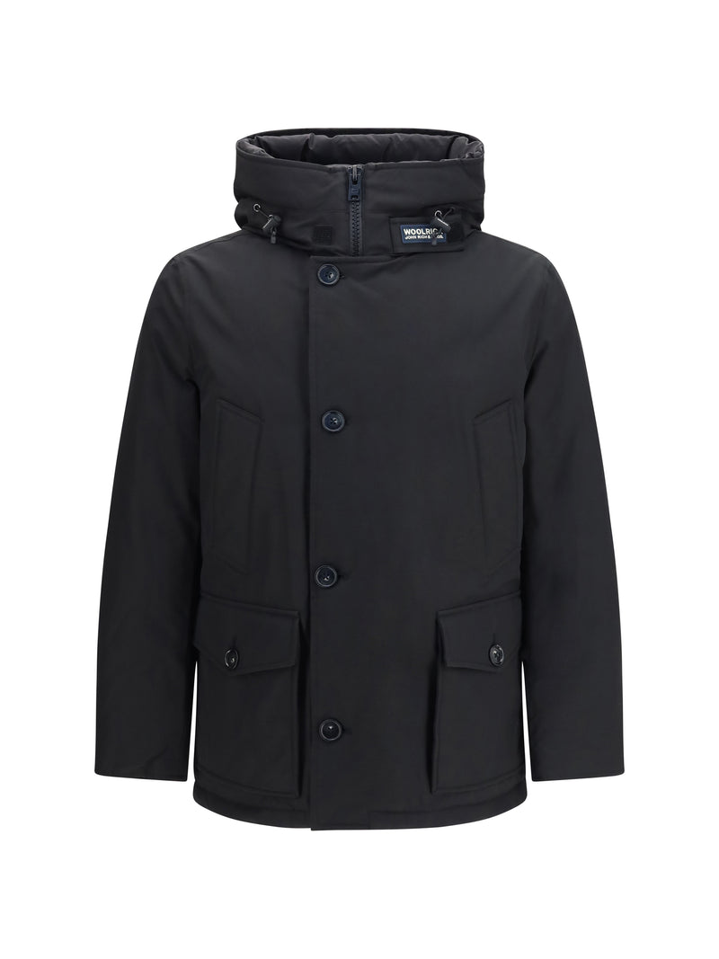 Woolrich Woolrich Arctic Anorak Ramar Cloth Black - World Class Fashion
