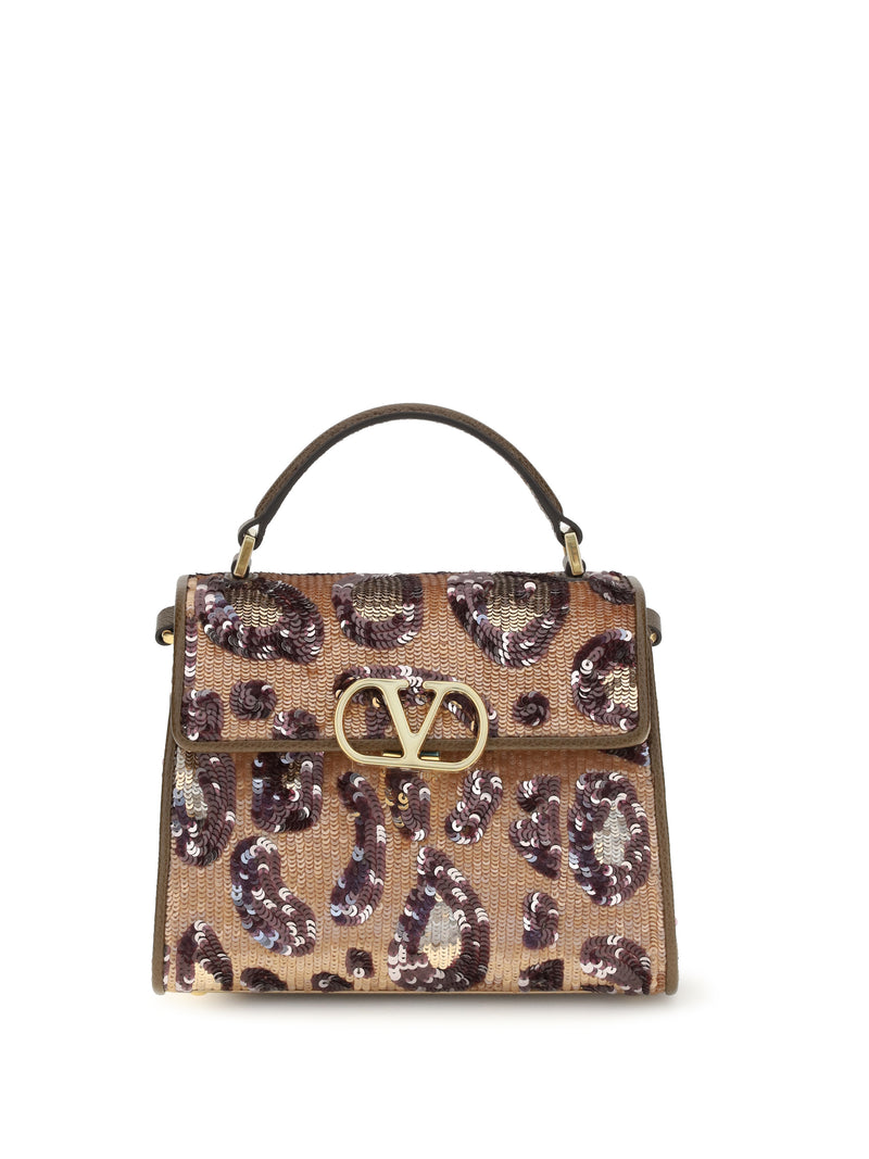 Valentino Garavani Valentino Garavani Vsling Embroidered Animalier Handbag Multicolor - World Class Fashion