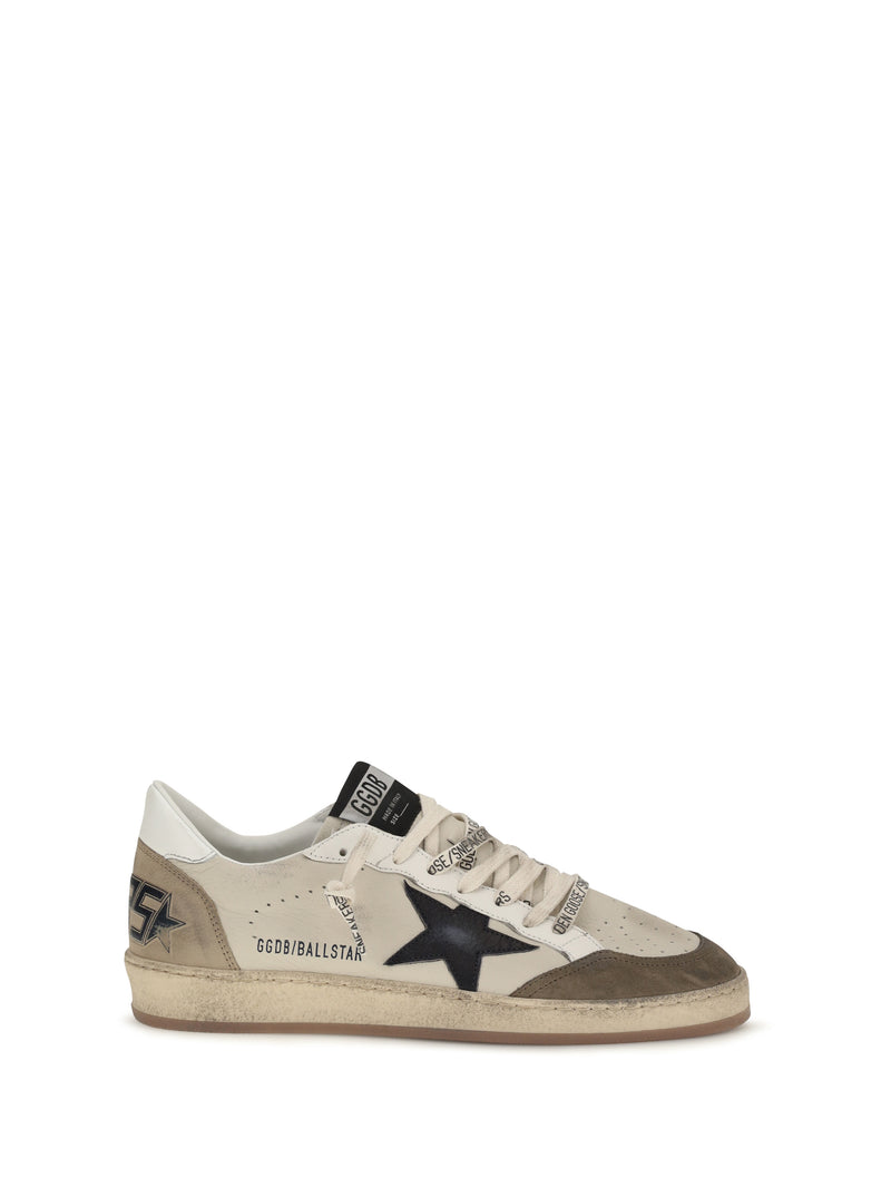 Golden Goose Zapatillas Golden Goose Ballstar Crema/Blanco/Gris Claro - World Class Fashion