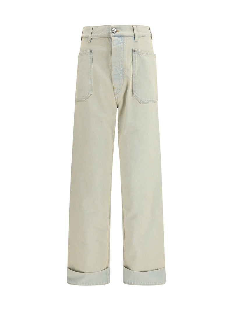 Vivienne Westwood Vivienne Westwood Cotton Jeans Light Blue - World Class Fashion