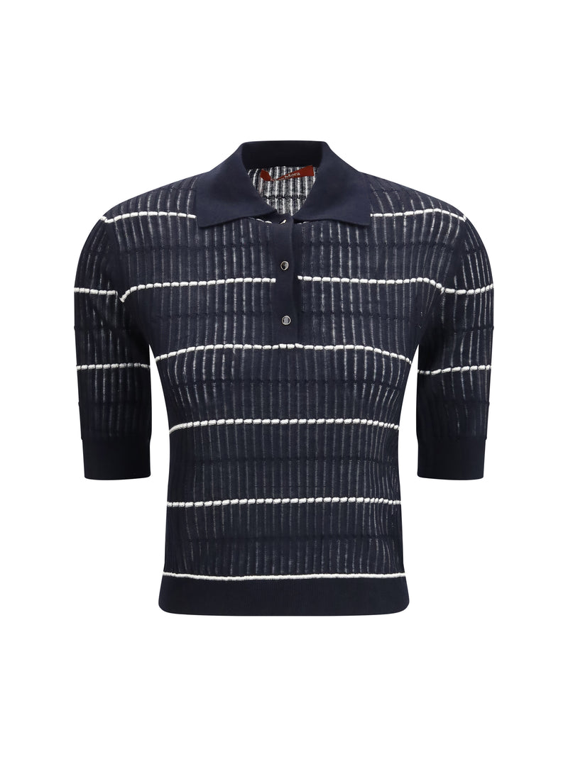 Max Mara Studio Max Mara Studio Polo Gallo Azul para mujer - World Class Fashion
