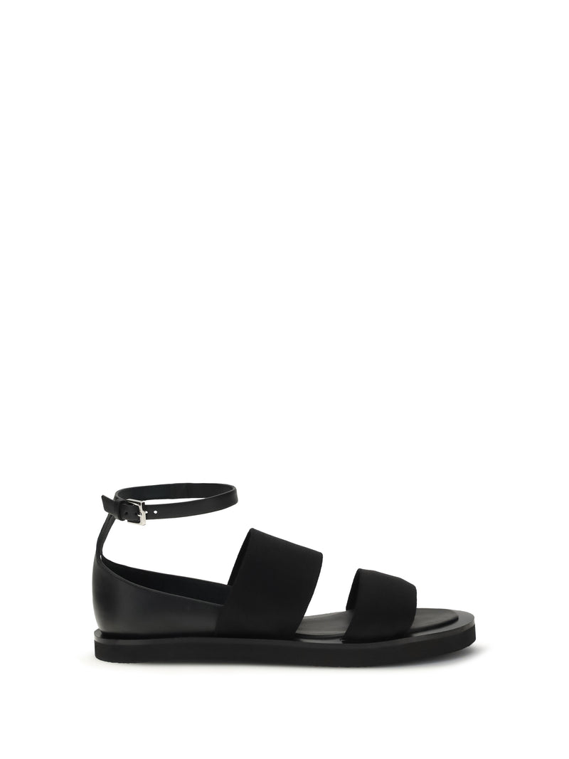 Max Mara Max Mara Leather Sandals Nero Women - World Class Fashion