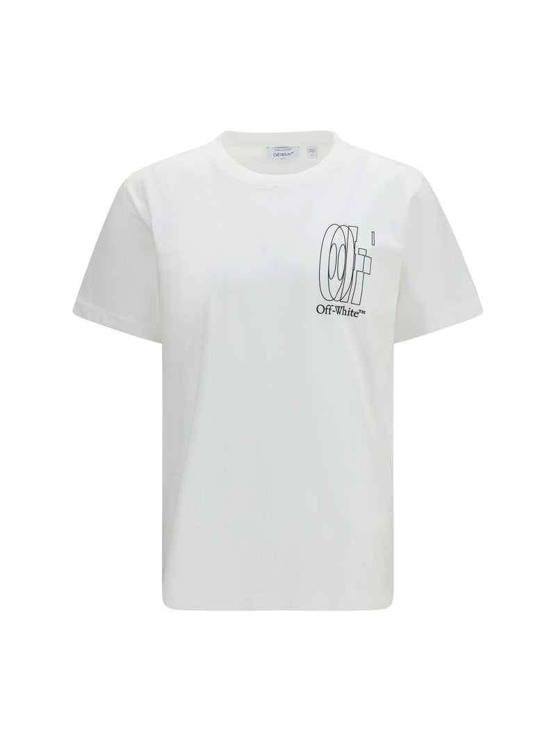 Off-white Off-white Big Double Arrow T-shirt White - World Class Fashion