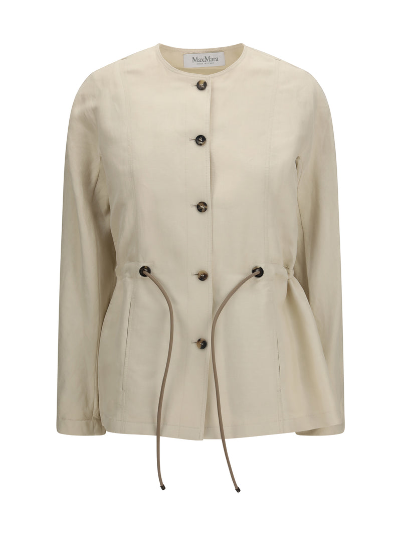 Max Mara Chaqueta Carezza Beige Max Mara para Mujer - World Class Fashion