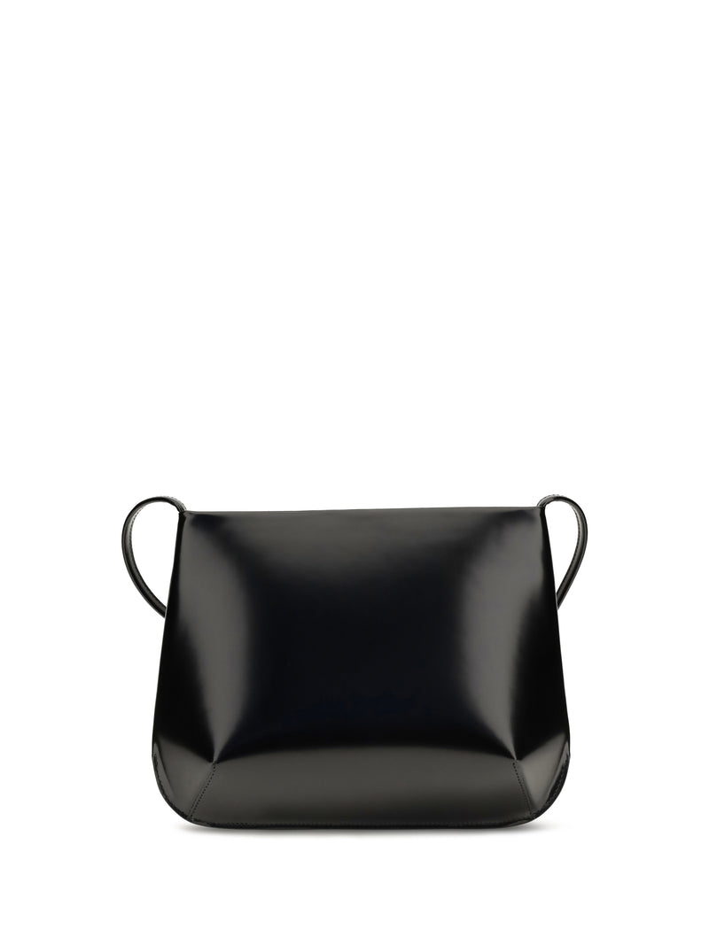 Fane Fane Loge Brushed Leather Crossbody Bag - World Class Fashion