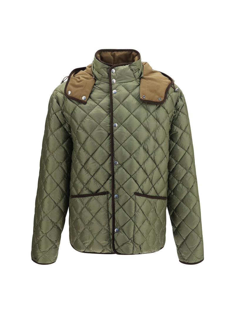 Moncler Moncler Reversible Venserre Down Jacket Dark Green - World Class Fashion