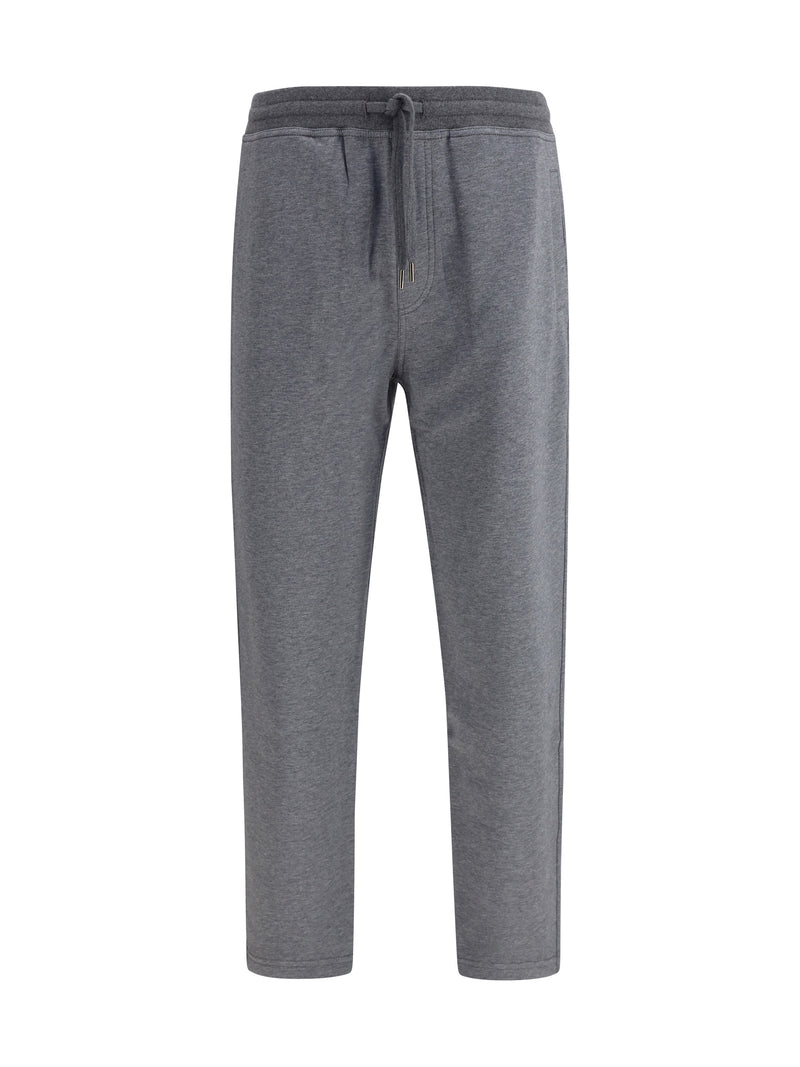 Brunello Cucinelli Brunello Cucinelli Stretch Cotton Trousers Piombo - World Class Fashion