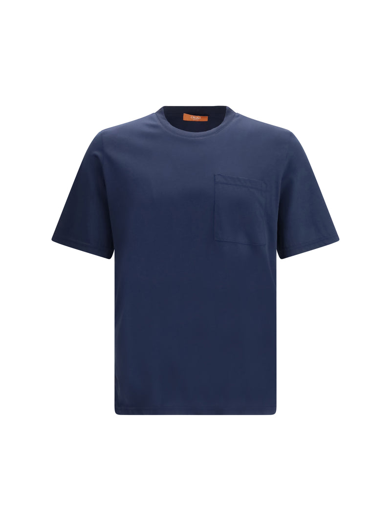 Cruna Cruna Regular-fit Crew-neck T-shirt Notte - World Class Fashion