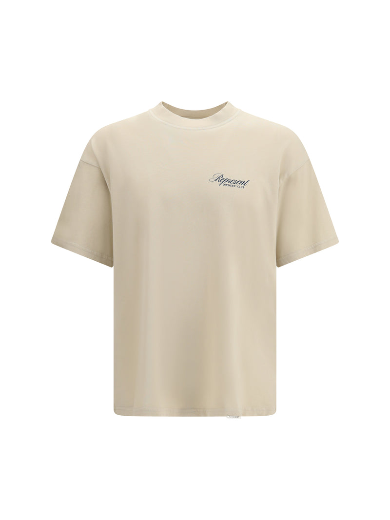 Represent Represent Cotton T-shirt Vintage White - World Class Fashion