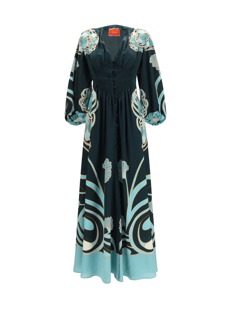 La Double J La Double J Long Camerino Dress Blooming Tulip - World Class Fashion