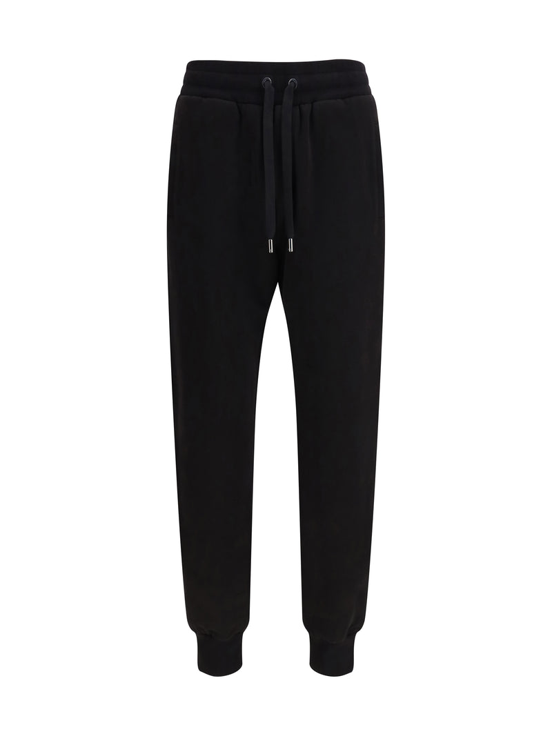Dolce & Gabbana Dolce & Gabbana Jersey Patch Pants Black Men - World Class Fashion