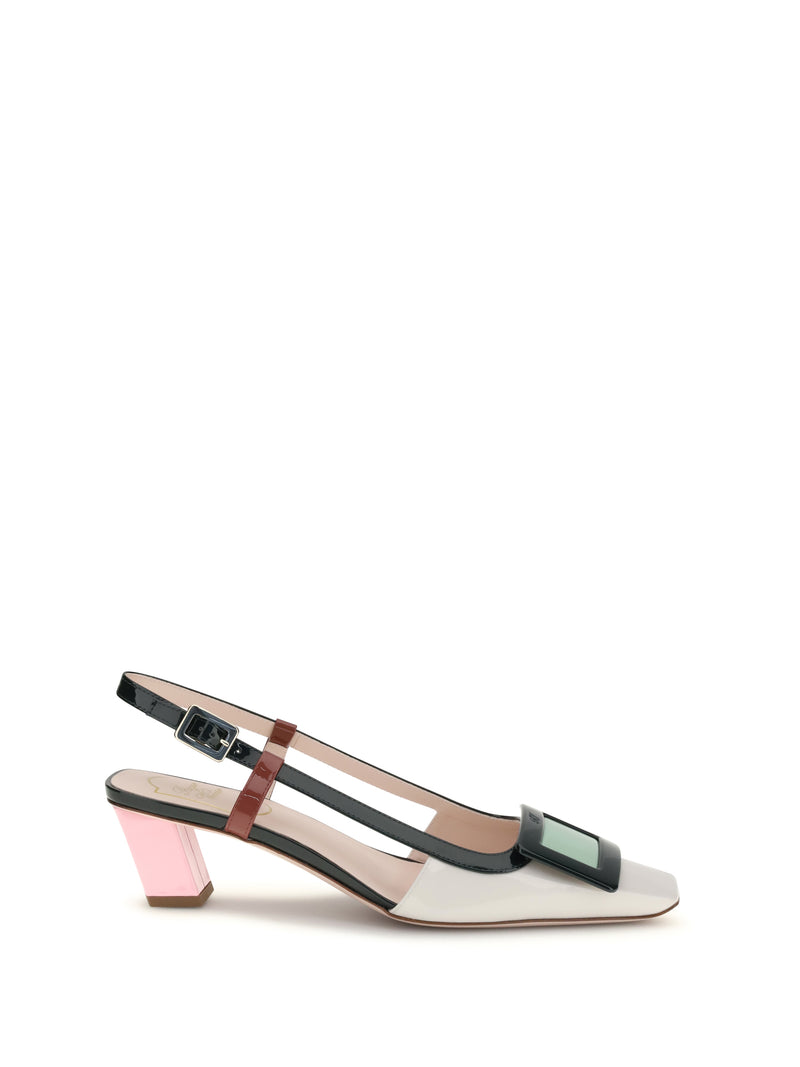 Roger Vivier Roger Vivier Belle Vivier Slingback Décolleté SQ17 - World Class Fashion