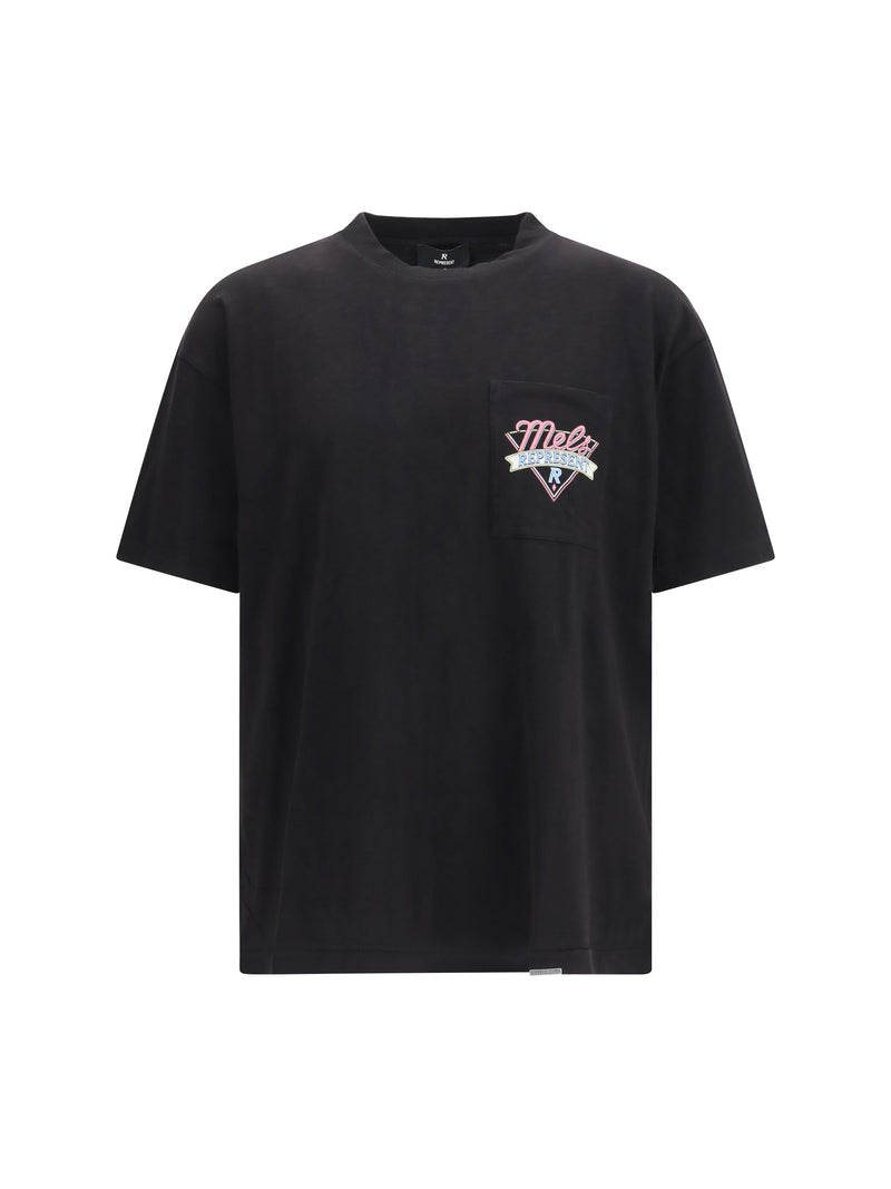 Represent Represent Mel’s Diner T-shirt Jet Black - World Class Fashion