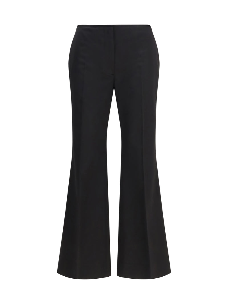 Toteme Toteme Kick Flare Raw-edge Pants Black Mujer - World Class Fashion