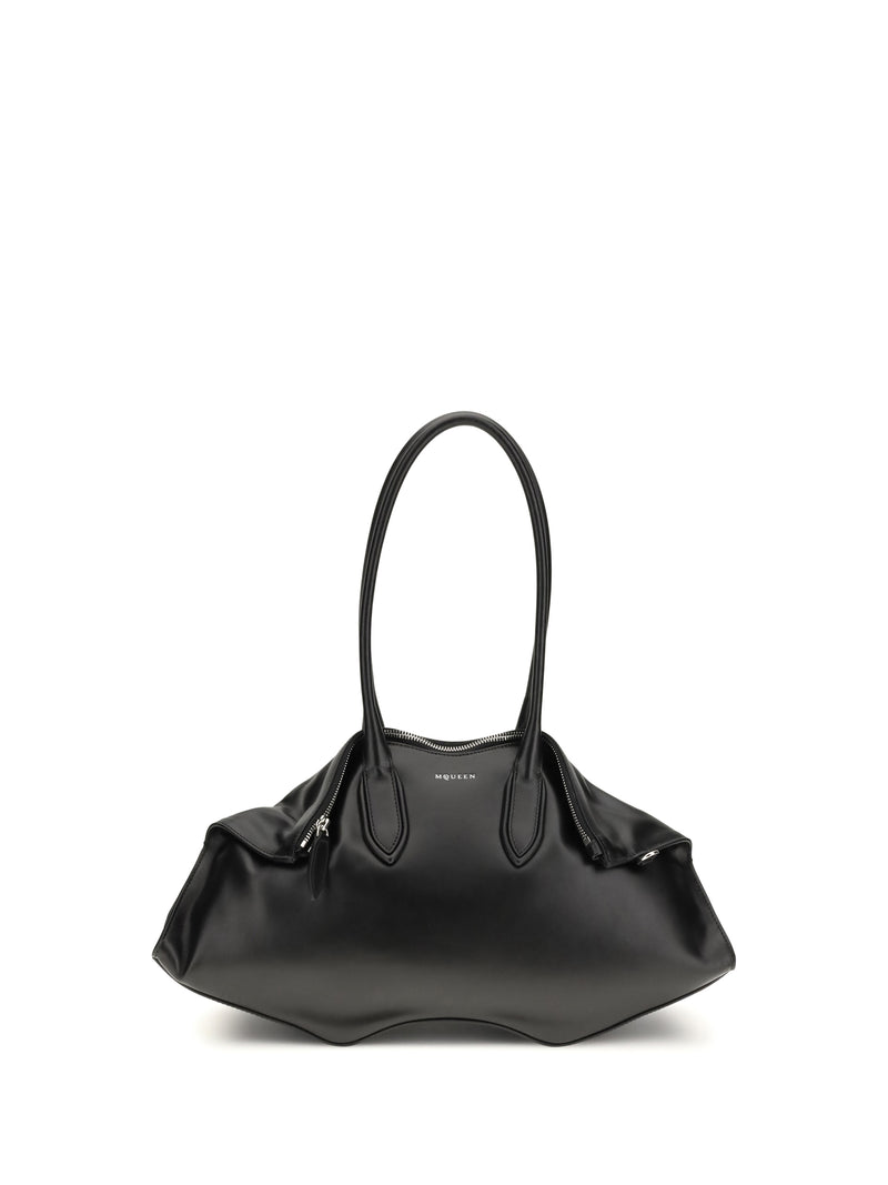 Alexander McQueen Bolso al hombro Manta de Alexander McQueen negro - World Class Fashion