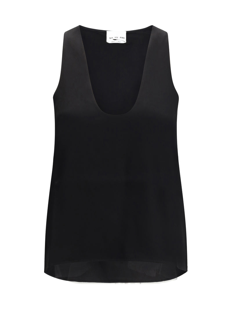 Sa Su Phi Sa Su Phi Sleeveless Top Black Women - World Class Fashion