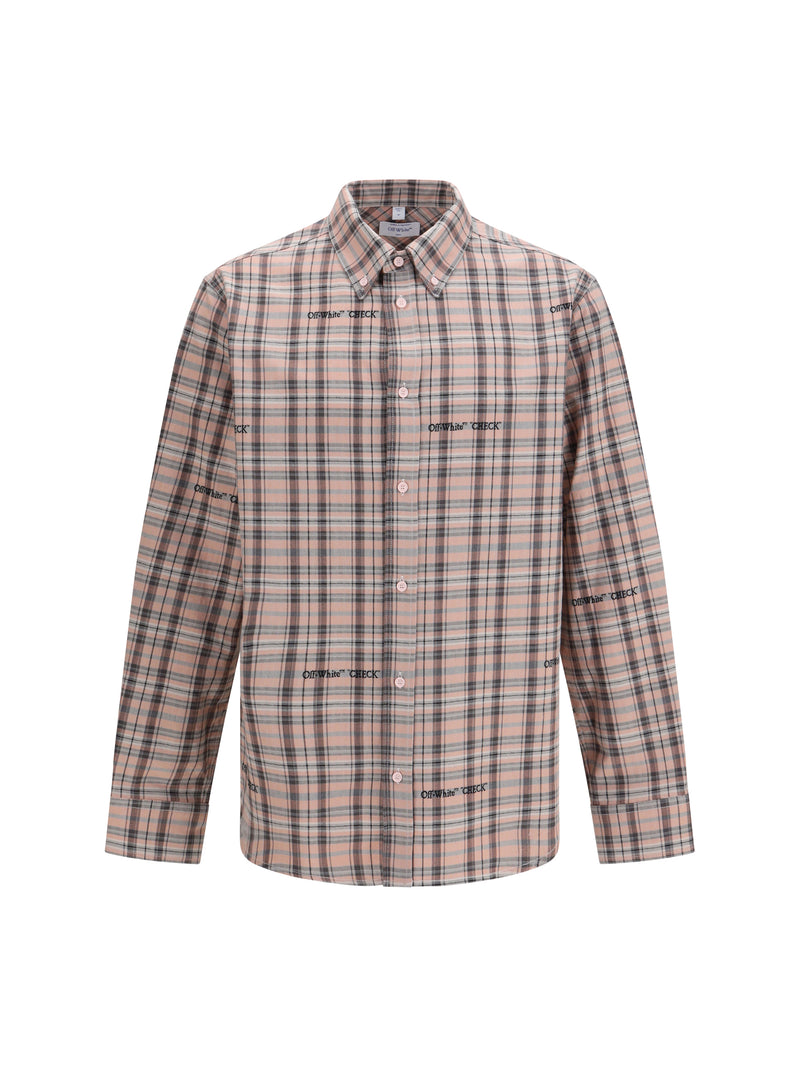 Off-white Off-white Flannel Shirt Mauve Morn - World Class Fashion