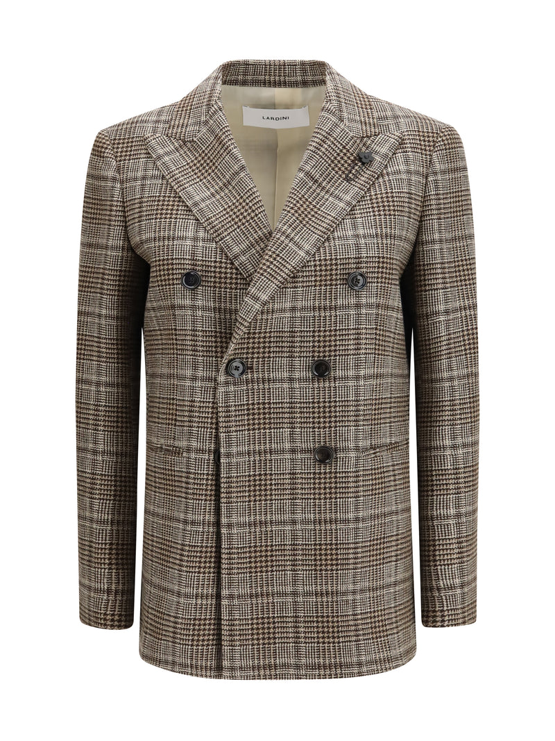 Lardini Lardini Double Breasted Blazer Checkered Women - World Class Fashion