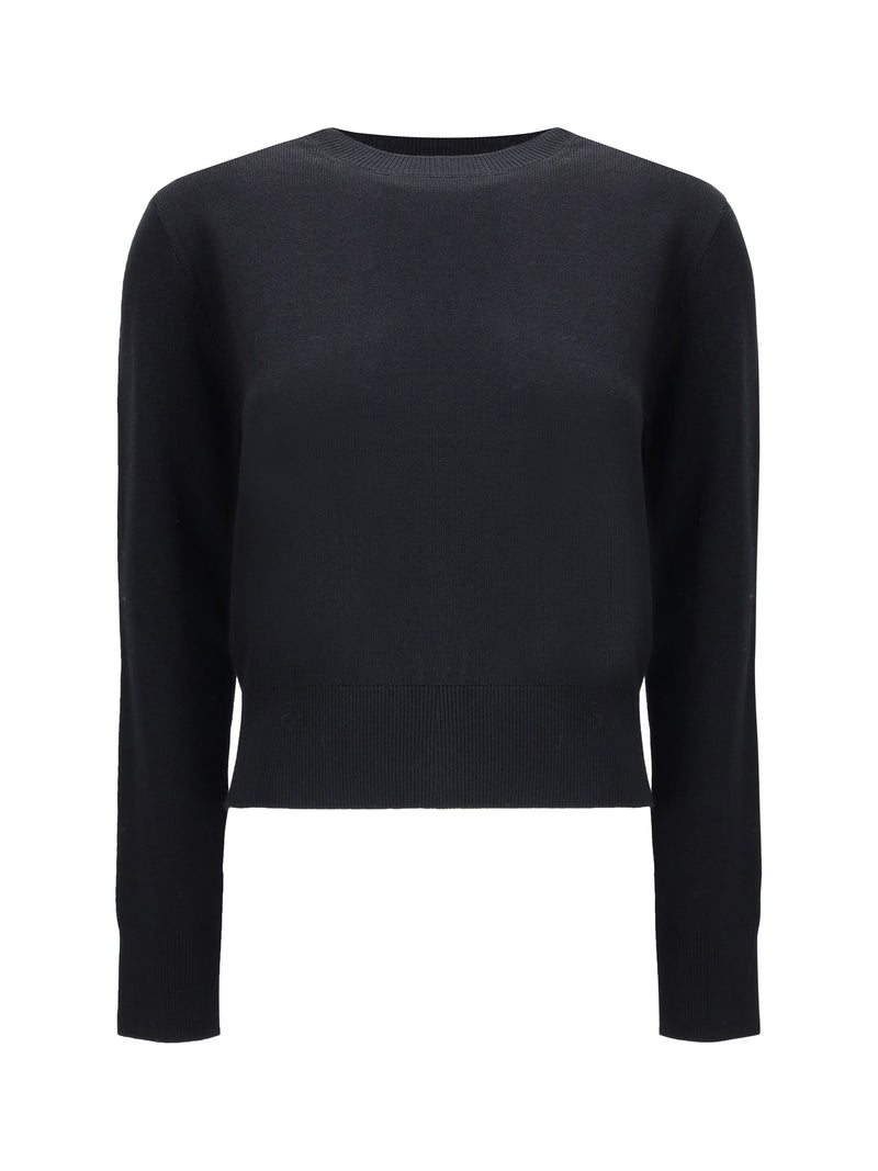 AMI Paris AMI Paris Ami De Coeur Sweater Noir/Rouge - World Class Fashion
