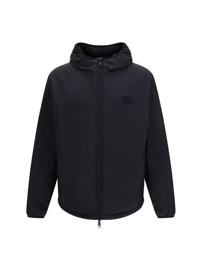 Burberry Burberry Dunwich Nylon Hooded Jacket Black - World Class Fashion