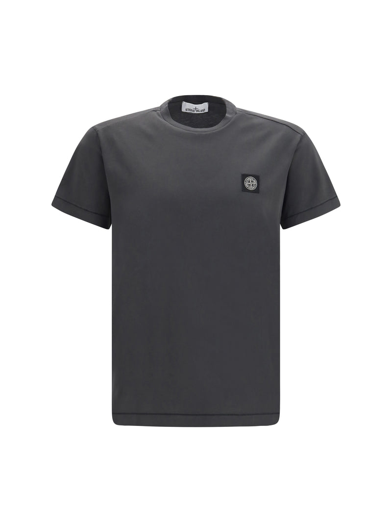 Stone Island Stone Island Logo Patch T-shirt Lead Grey - World Class Fashion
