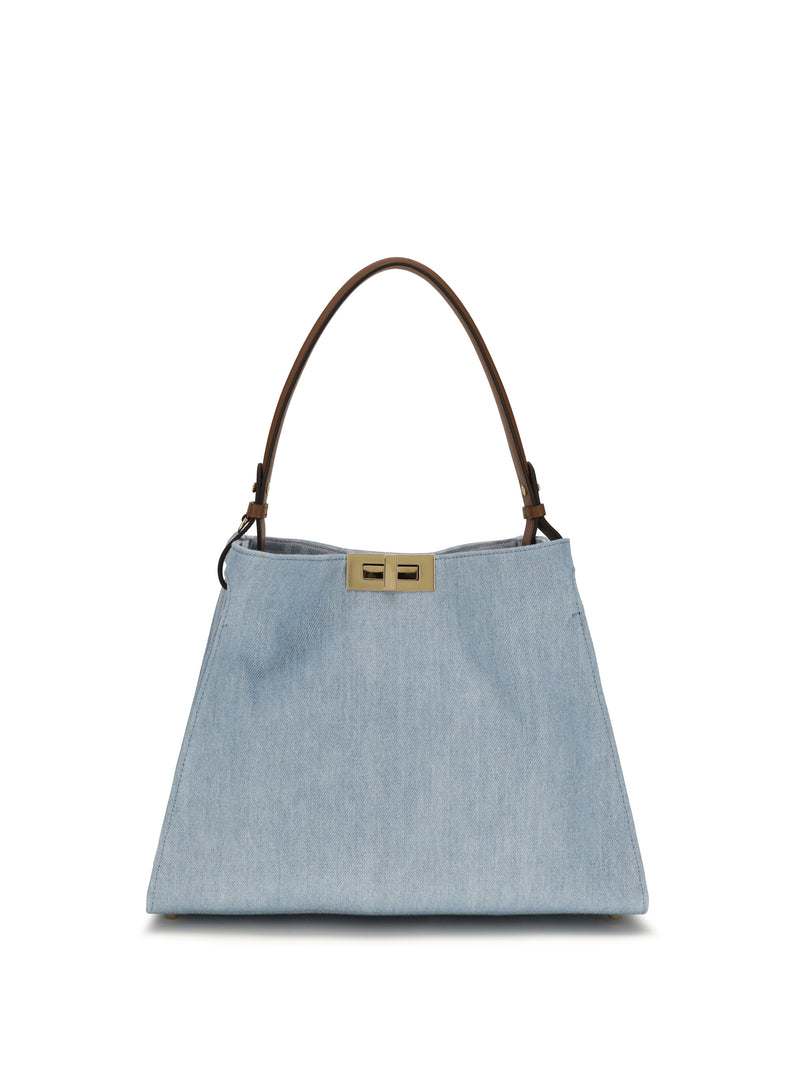 Fendi Fendi Medium Way Handbag Denim Women - World Class Fashion