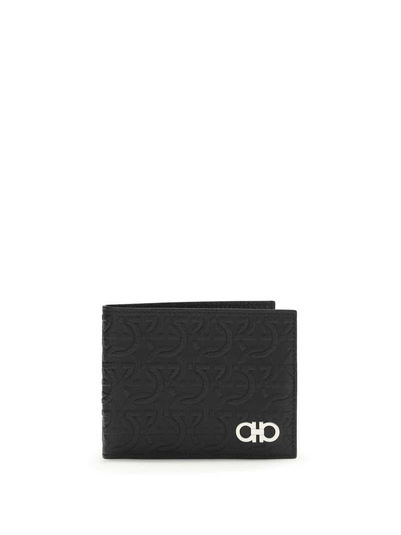 Ferragamo Ferragamo Leather Wallet Nero Men - World Class Fashion