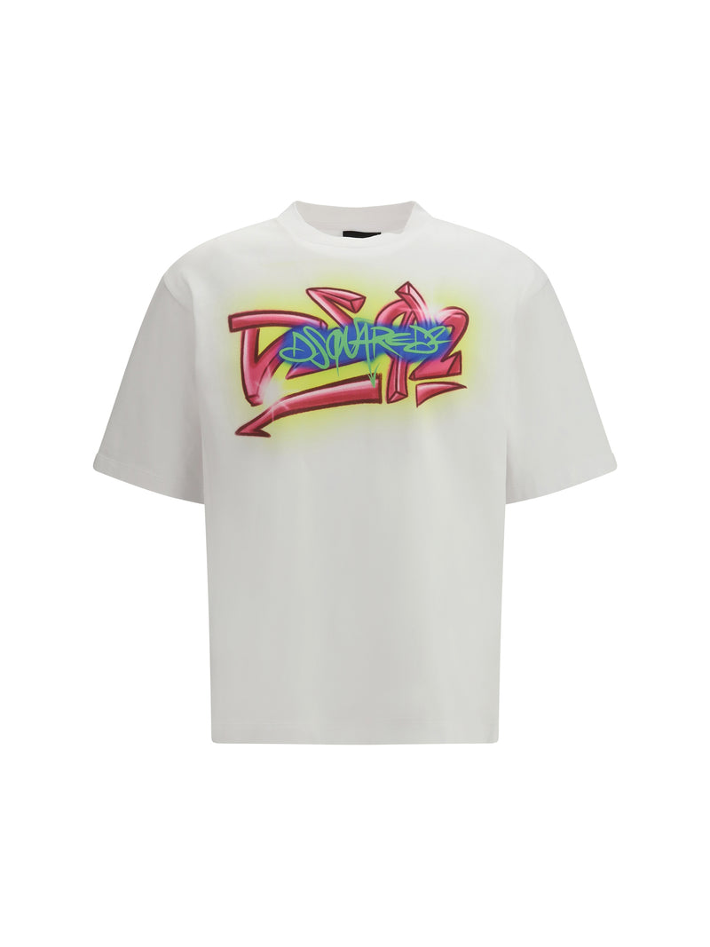 Dsquared2 Dsquared2 Graphic Print T-shirt White Men - World Class Fashion