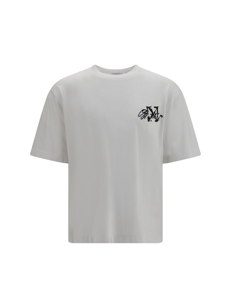 Off-white Off-white Stroke Skate T-shirt White - World Class Fashion