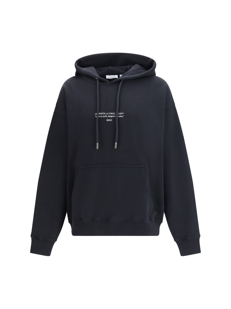 Off-white Off-white Statement Skate Hoodie Black - World Class Fashion