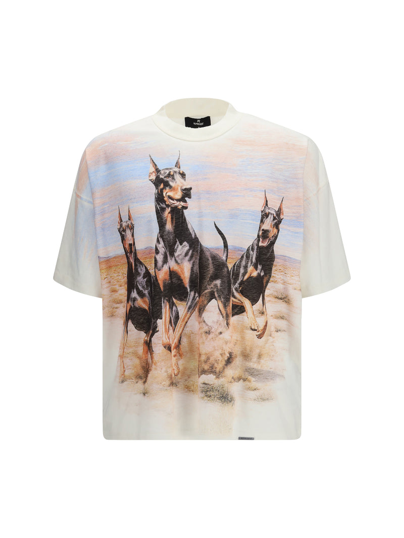 Represent Represent Western Dobermans T-shirt Flat White - World Class Fashion