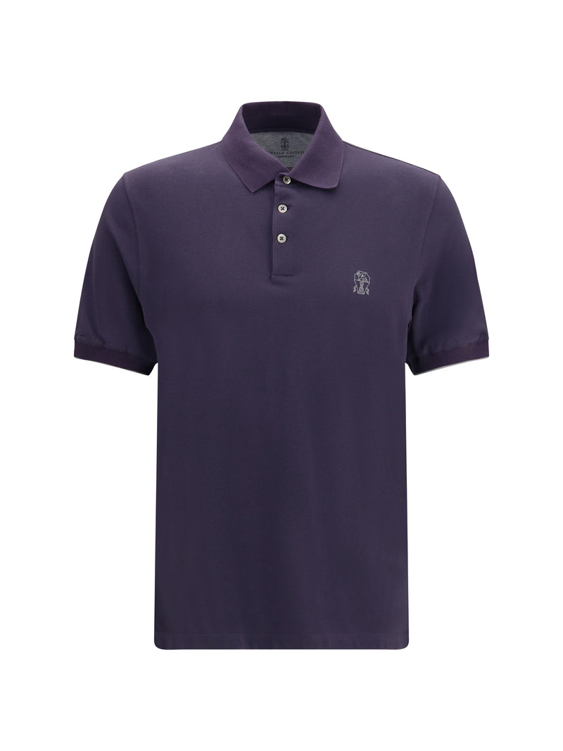 Brunello Cucinelli Brunello Cucinelli Cotton Polo Grey Men - World Class Fashion