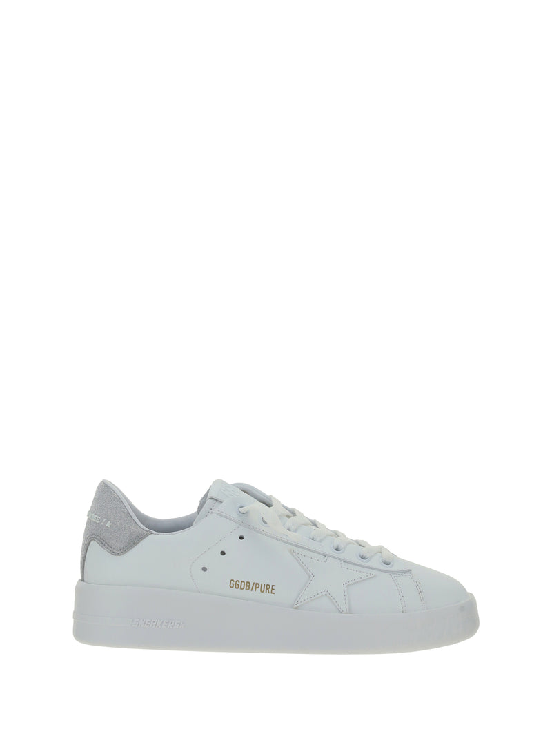 Golden Goose Golden Goose Pure Star Sneakers White/Silver - World Class Fashion