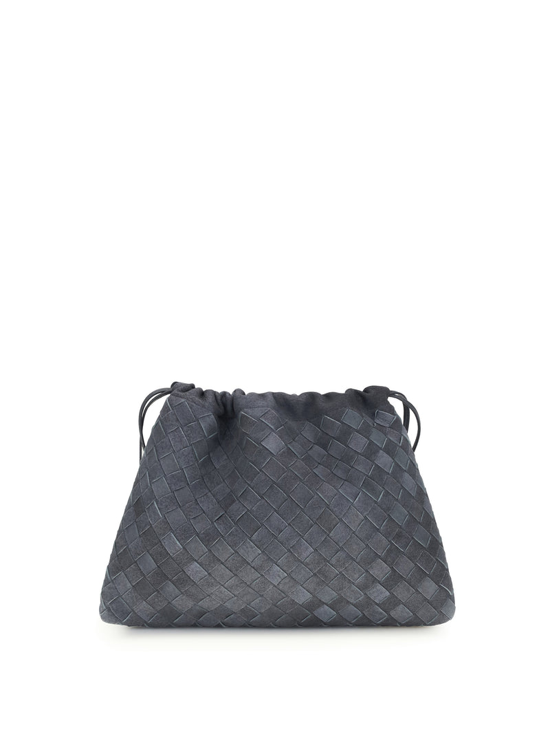 Bottega Veneta Bottega Veneta Dustbag Pouch Cloudy Indigo/Grey Mix - World Class Fashion