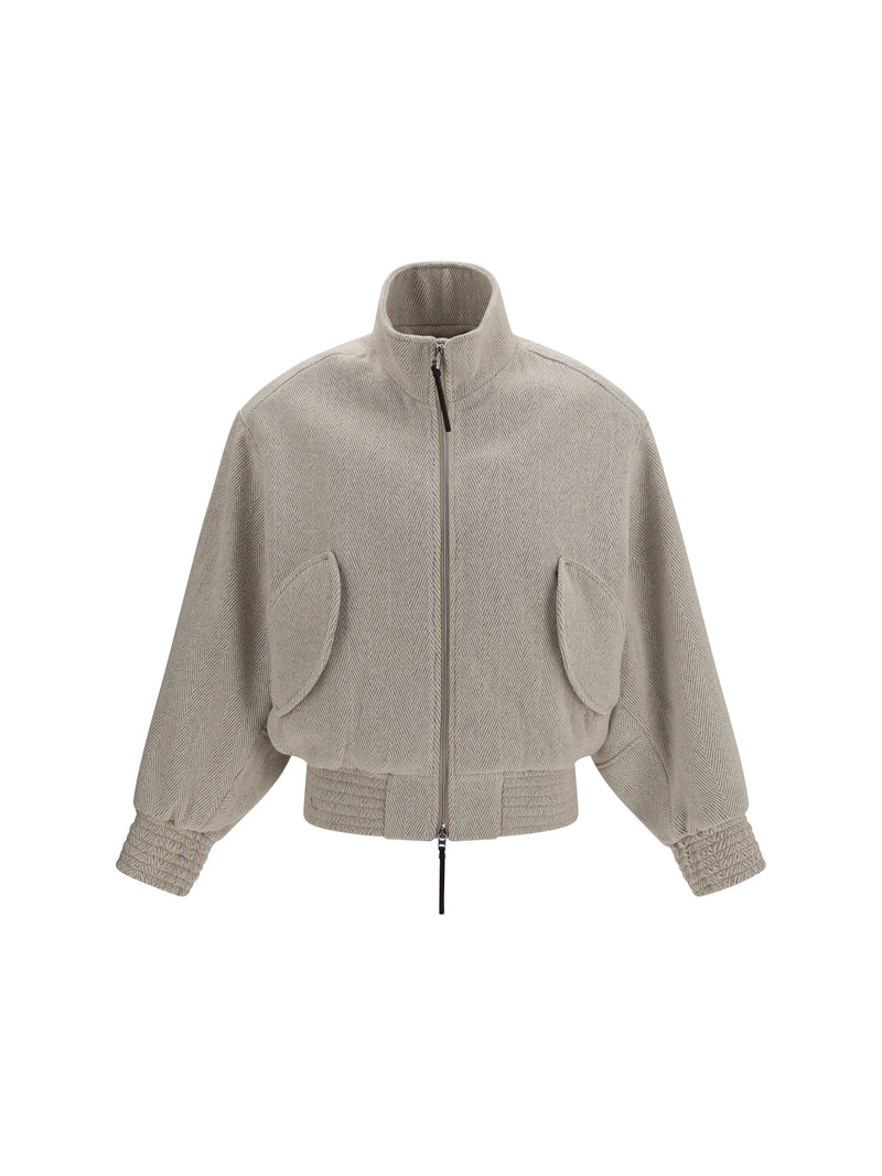 Jacquemus Jacquemus Le Bomber Losange Off-White - World Class Fashion