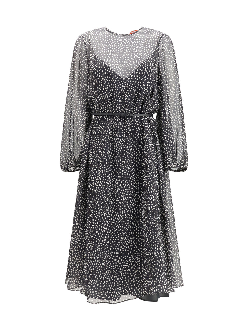 Max Mara Studio Max Mara Studio Vestido Campo Nero - World Class Fashion