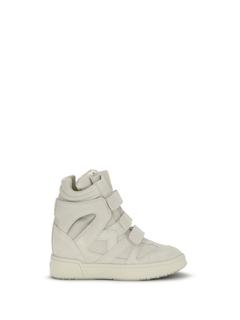 Isabel Marant Zapatillas de cuña de piel en color crudo para mujer Isabel Marant - World Class Fashion
