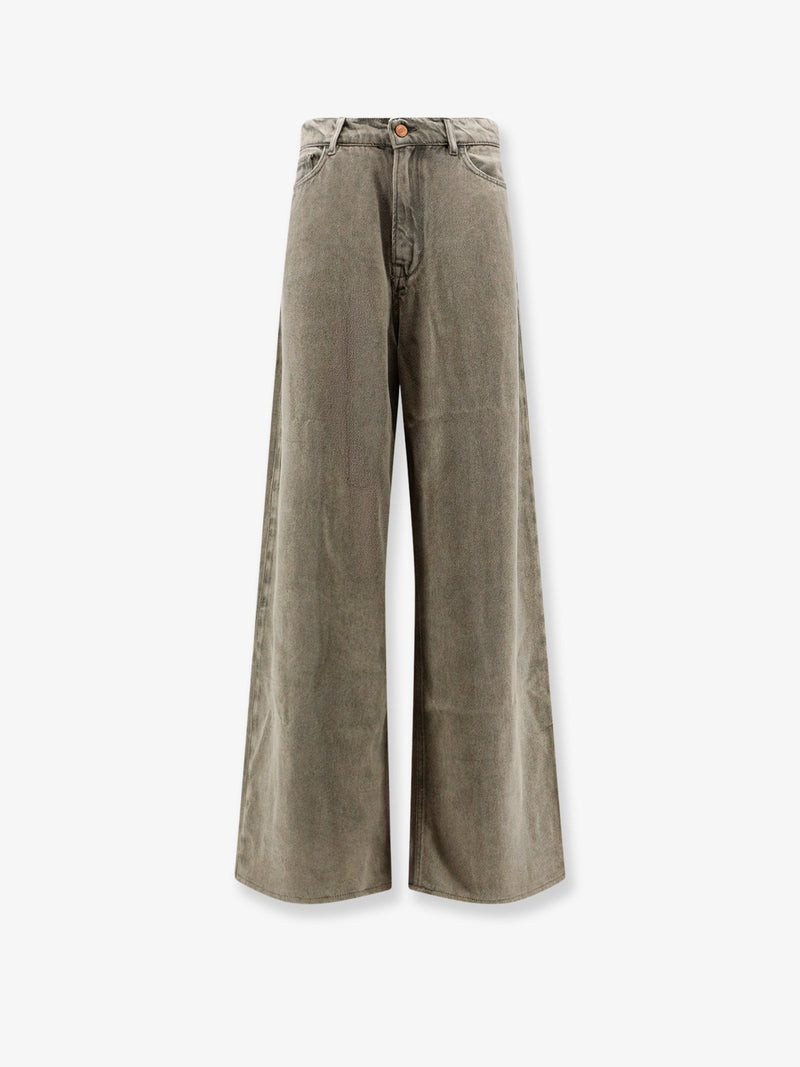 3x1 3x1 Washed-Out Denim Skater Trousers Grey - World Class Fashion