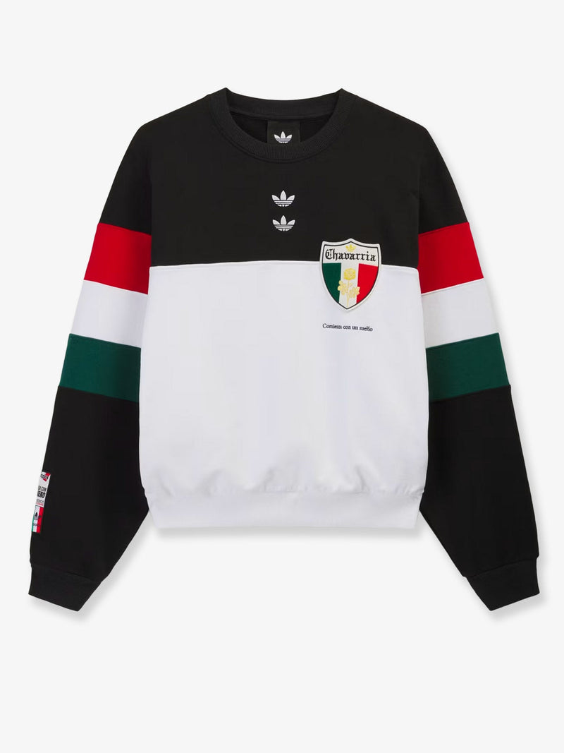 Adidas X Willy Chavarria Adidas X Willy Chavarria Crew Cotton Sweatshirt - World Class Fashion