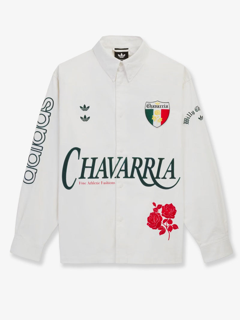 Adidas X Willy Chavarria Adidas X Willy Chavarria Button Up Cotton Shirt - World Class Fashion
