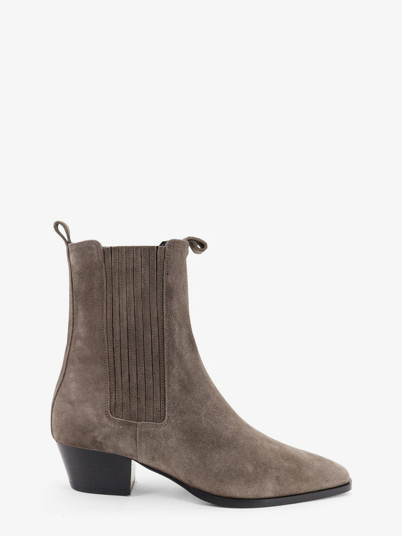 Aeyde Aeyde Agata Suede Boots Grey Women - World Class Fashion