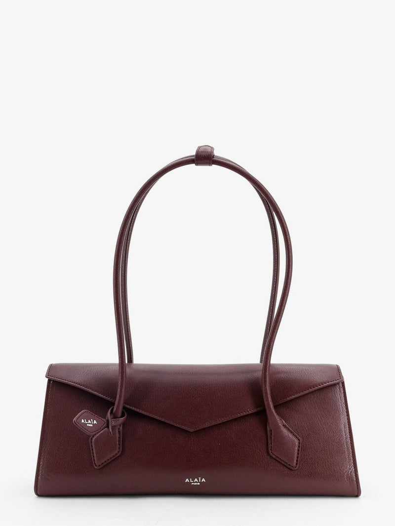 Alaia Alaia Le Teckel Flap Leather Handbag Red - World Class Fashion
