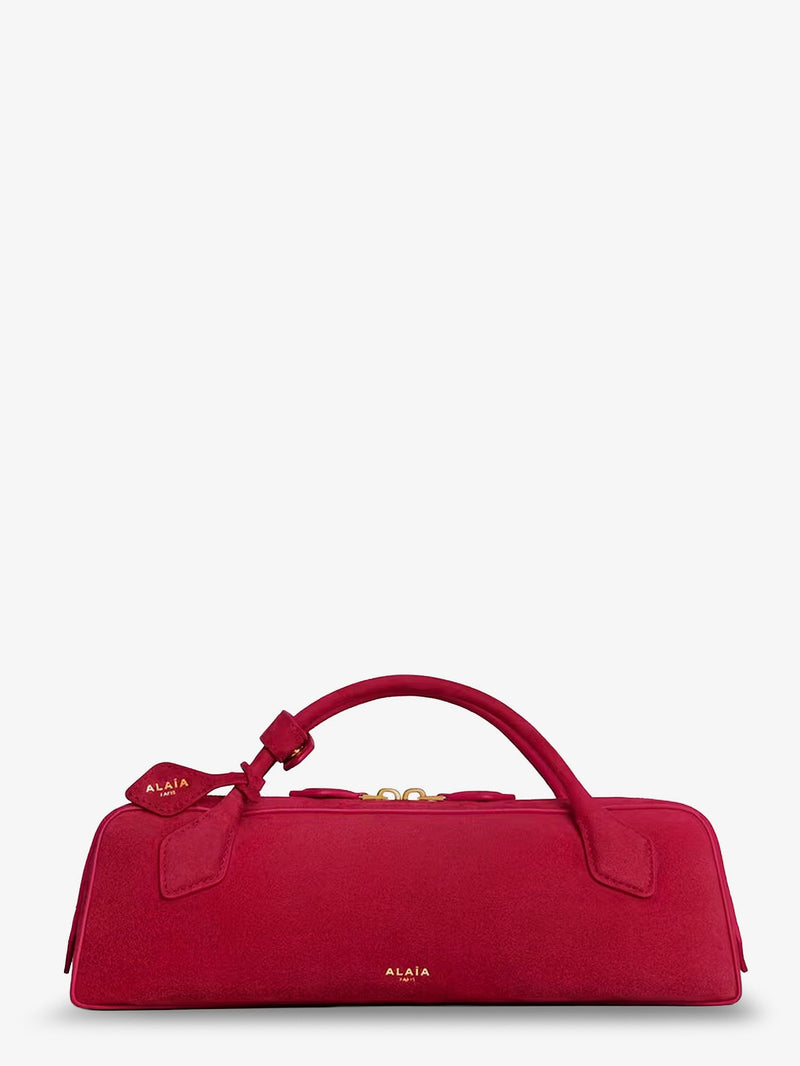 Alaia Alaia Teckel Clutch Suede Handbag Pink - World Class Fashion