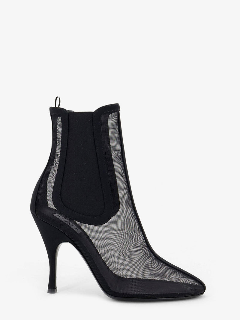 Alaia Alaia Mesh Chelsea Boots Black Women - World Class Fashion