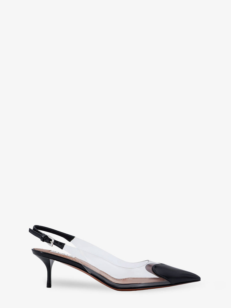 Alaia Alaia Le Coeur Slingback Pvc And Leather Pumps - World Class Fashion